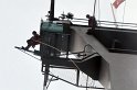 Einsatz BF Hoehenretter Koelner Seilbahn Hoehe Zoobruecke P2185